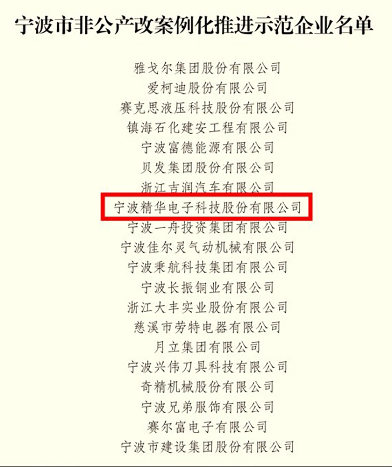 熱烈祝賀我司被評為市級非公產(chǎn)改案例化推進示范企業(yè)(圖1)