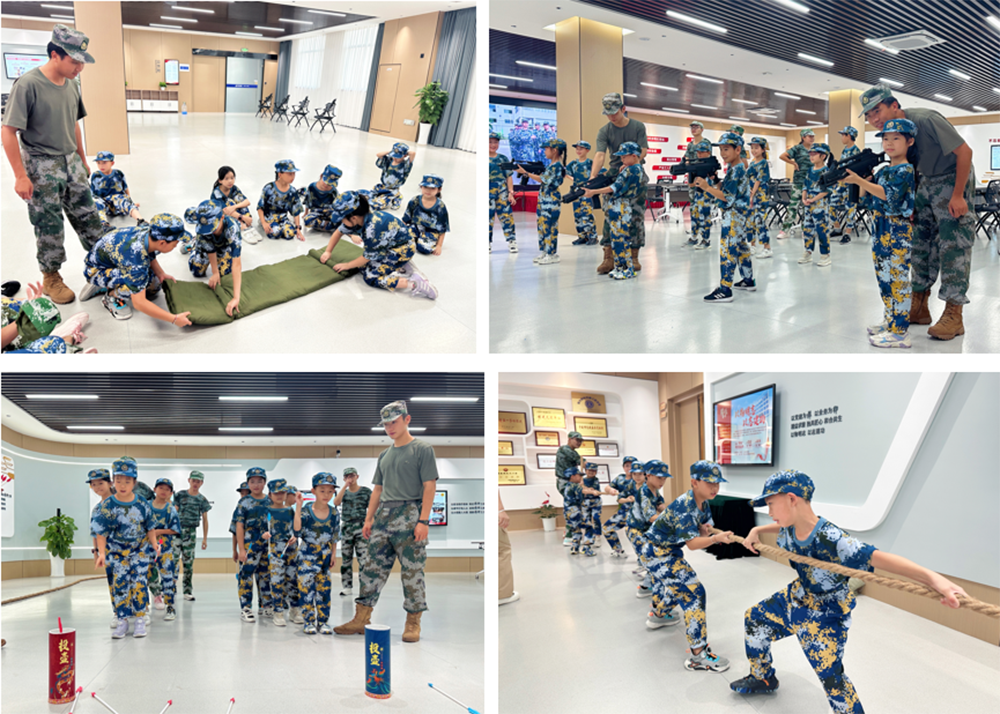 公司暑期候鳥托管班開展國防教育軍事體驗活動(圖4)